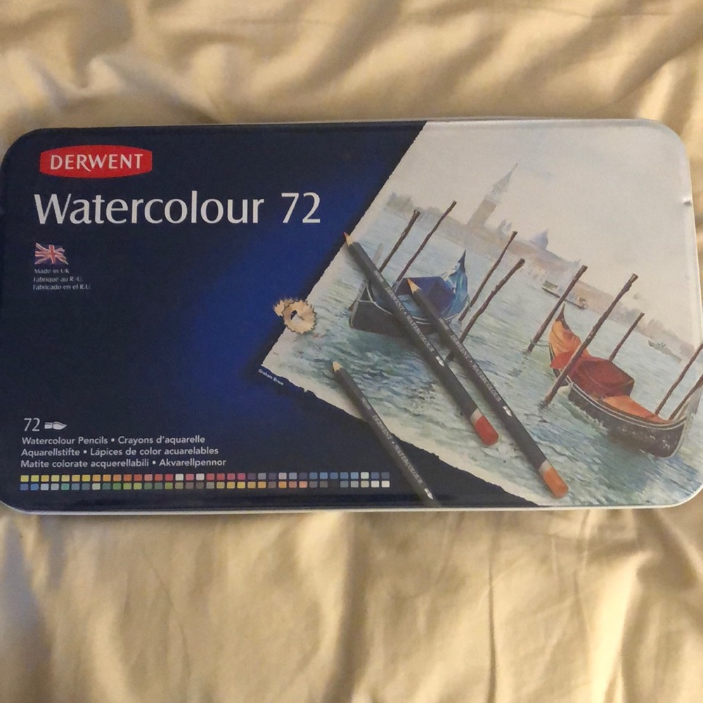 Derwent watercolours 72 pencils